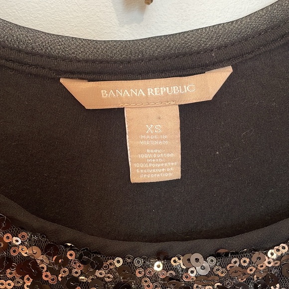 XS banana Republic sequin top - Picture 3 of 3